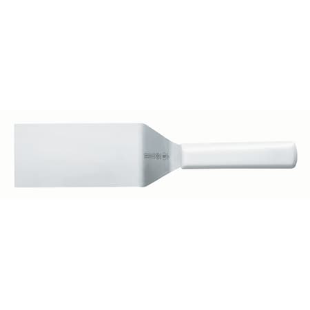 Mundial Mundial 6" By 3" Square End White Handled Turner W5685